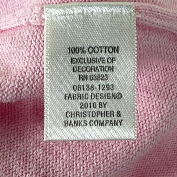 Y2k Pink Sleeveless Embroidered Frog Knit Top Grandma Whimsy Twee Novelty 2010 L - Picture 6 of 10